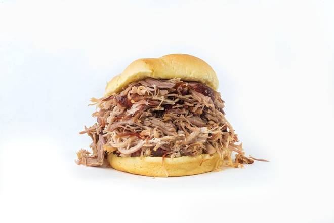 Order Big Cue Pulled Pork Sandwich food online from Old Carolina Barbecue Company store, Copley on bringmethat.com