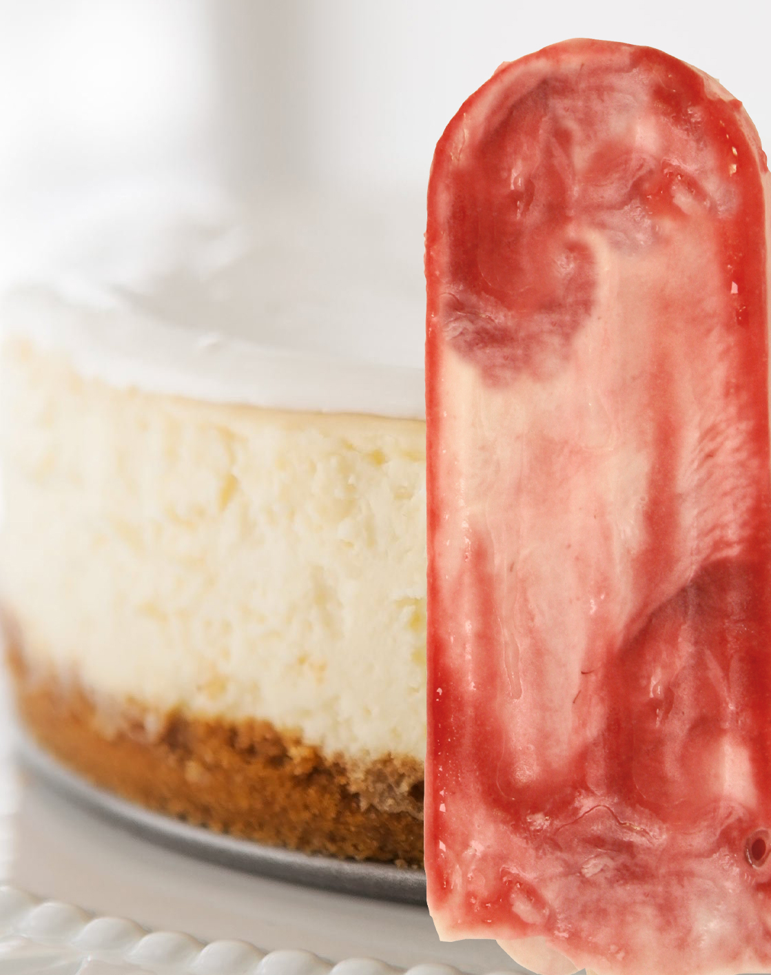 Order Raspberry Cheesecake food online from Frios Gourmet Pops store, Rome on bringmethat.com