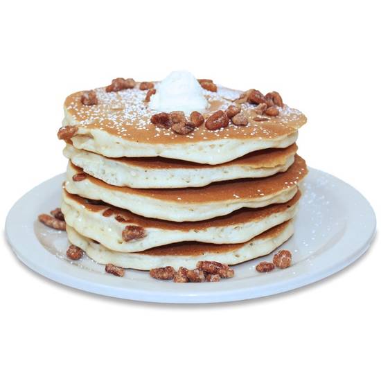 Order Pecans Pancakes - Full (5 Pancakes) food online from We Pancakes store, Midwest City on bringmethat.com