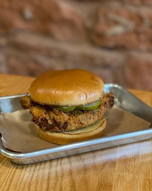 Order Smoked Fried Chicken Sandwich food online from The Meating Place store, Norman on bringmethat.com
