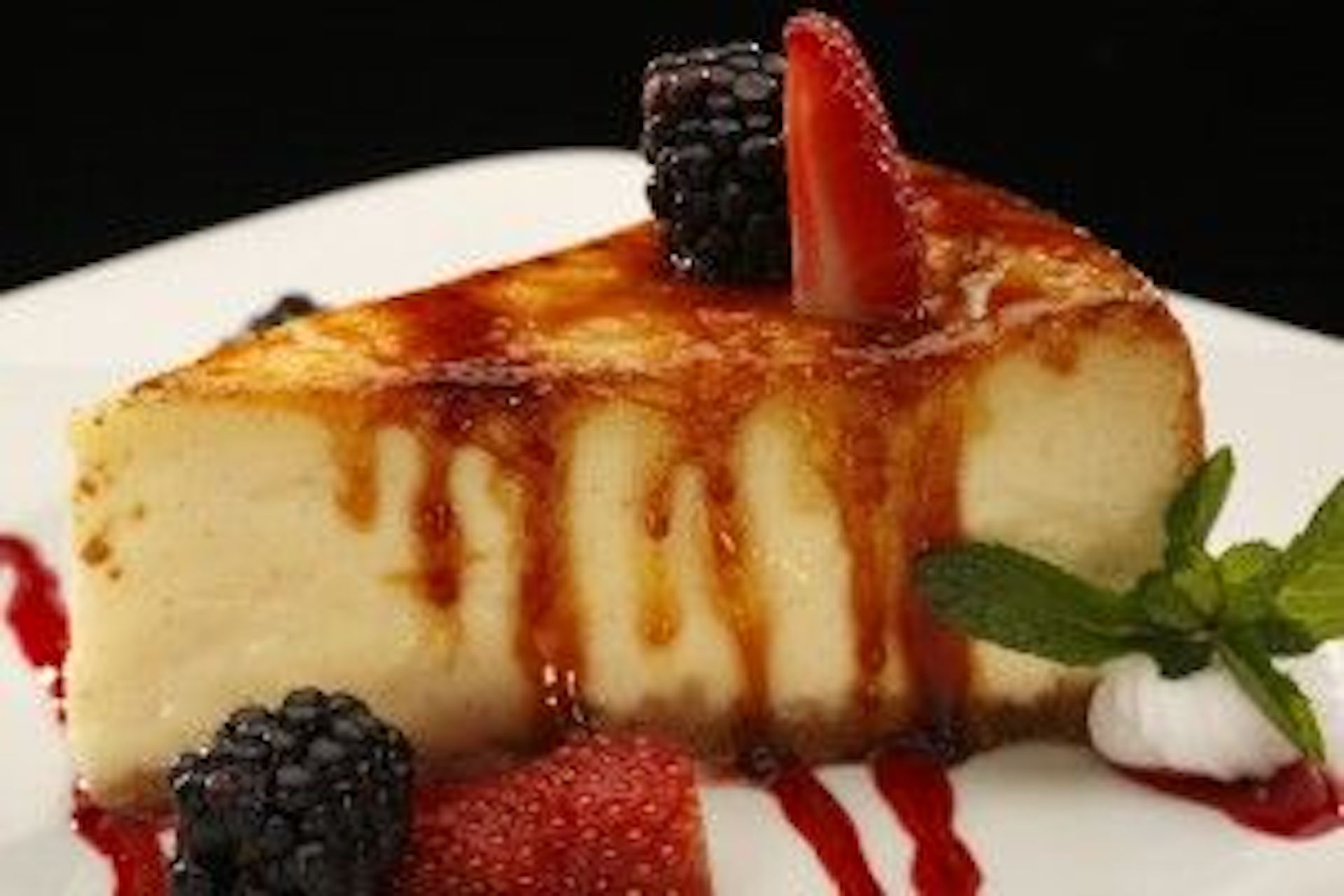 Order Creme Brulee Cheesecake food online from Fellini Cafe Of Media store, Media on bringmethat.com