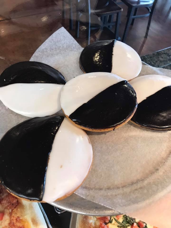 Order Black And White Cookie food online from Amore Pizzeria and Ristorante store, Zionsville on bringmethat.com