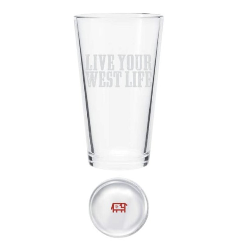 Order Beer Glass 16oz food online from Black Angus Steakhouse store, Albuquerque on bringmethat.com