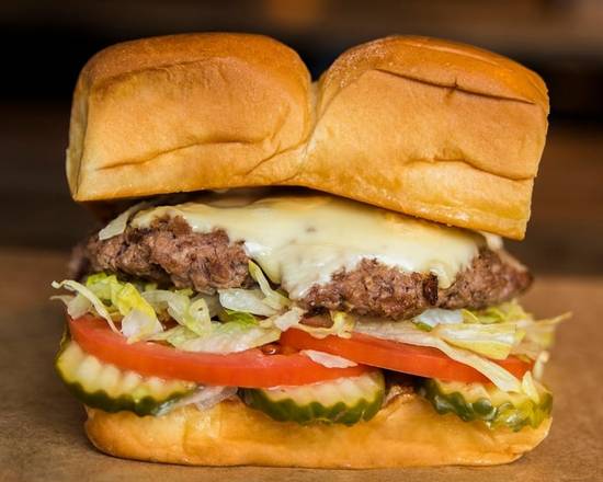 Order CHEESEBURGER food online from Dog Haus store, Los Angeles on bringmethat.com