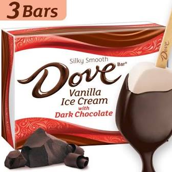 Order Dove Vanilla Ice Cream with Dark Chocolate  food online from Bi Rite Supermarket store, Olmsted Falls on bringmethat.com