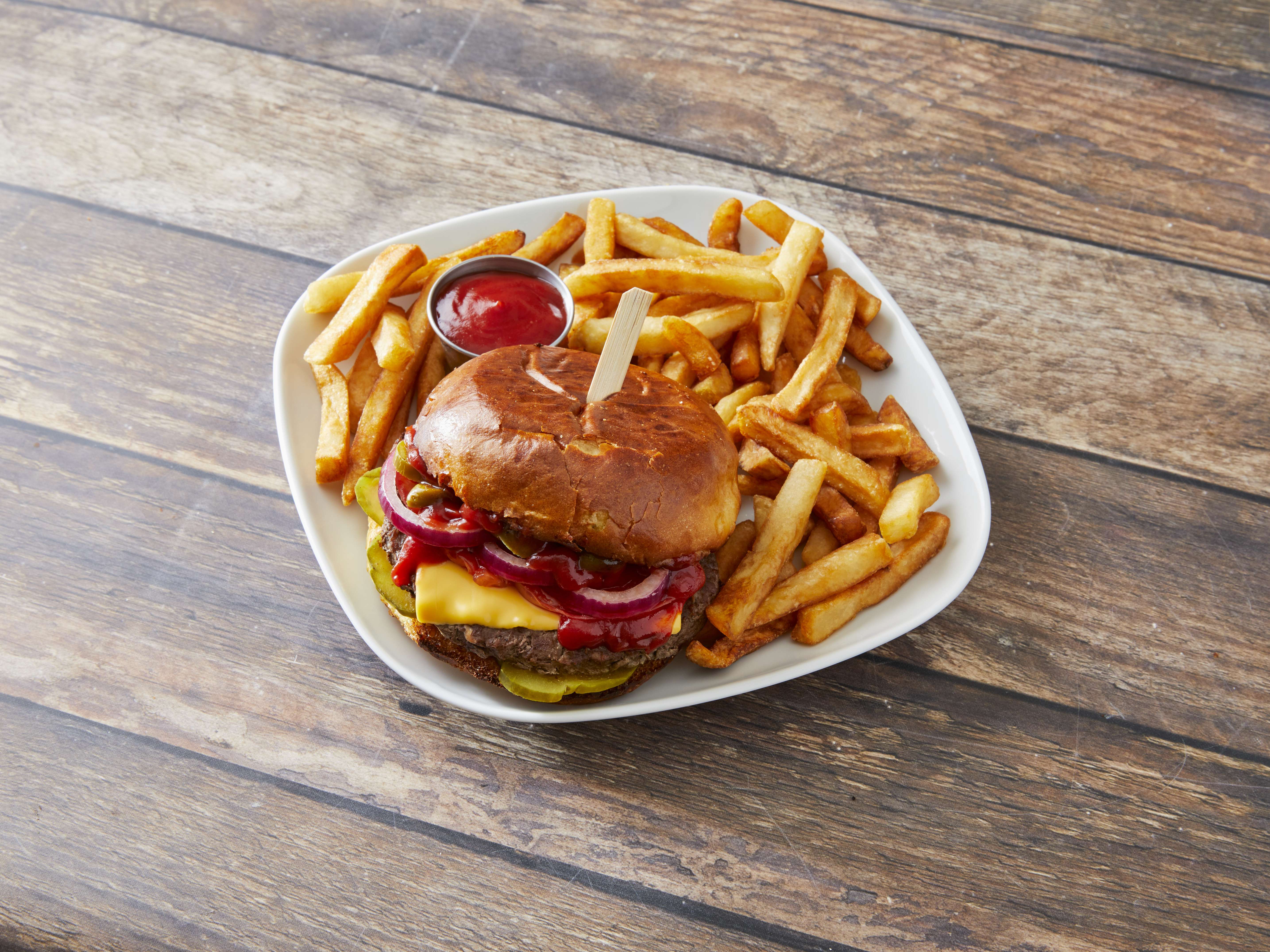 Order BBQ Cheeseburger food online from The Burger Movement store, Royal Oak on bringmethat.com