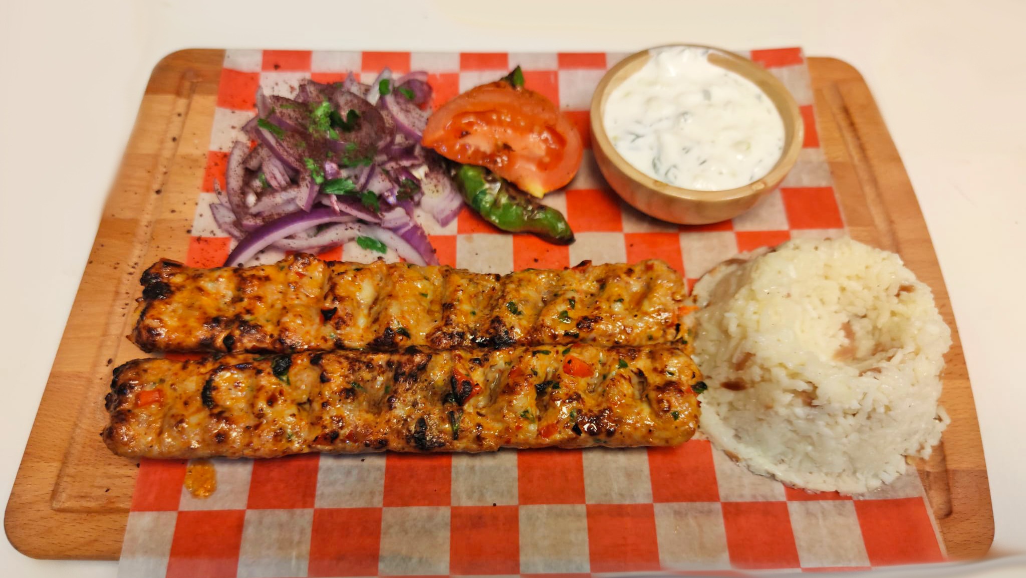 Order Chicken Adana Kebab food online from Mr.&Mrs.Gyro store, Glassboro on bringmethat.com