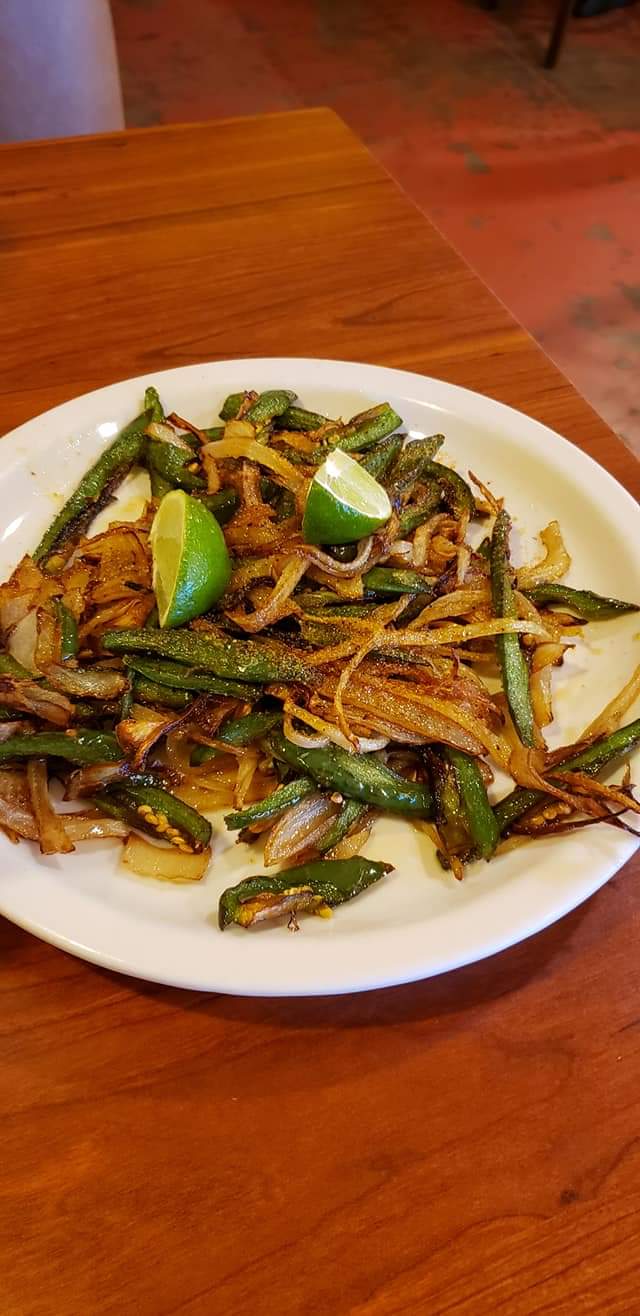 Order Fried Pepper & Onion food online from The Lazy Donkey Mexican Restaurant store, Moore on bringmethat.com