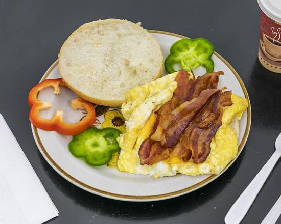 Order Bacon, Egg, and Cheese food online from Bagels on The Lane store, Staten Island on bringmethat.com