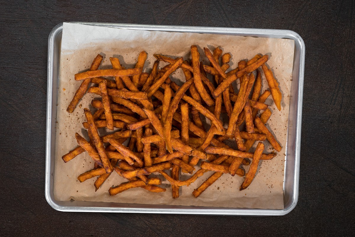 Order Personal Sweet Potato Fries food online from Mooyah store, Boston on bringmethat.com