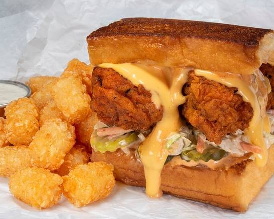 Order THE CHEESY CHICK COMBO food online from Bad Mutha Clucka store, Mohegan Lake on bringmethat.com