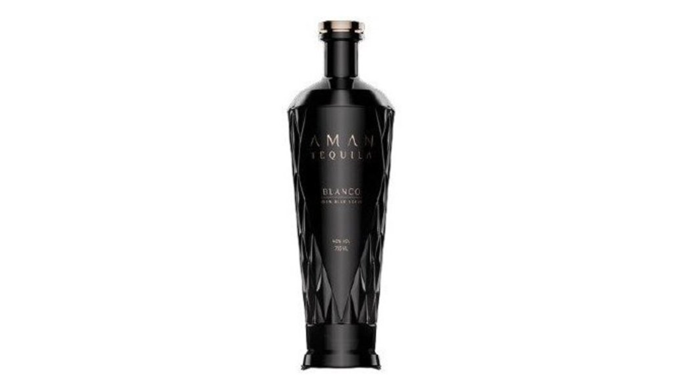 Order AMAN Blanco Tequila 750ml Bottle food online from Liquor Palace store, Burbank on bringmethat.com