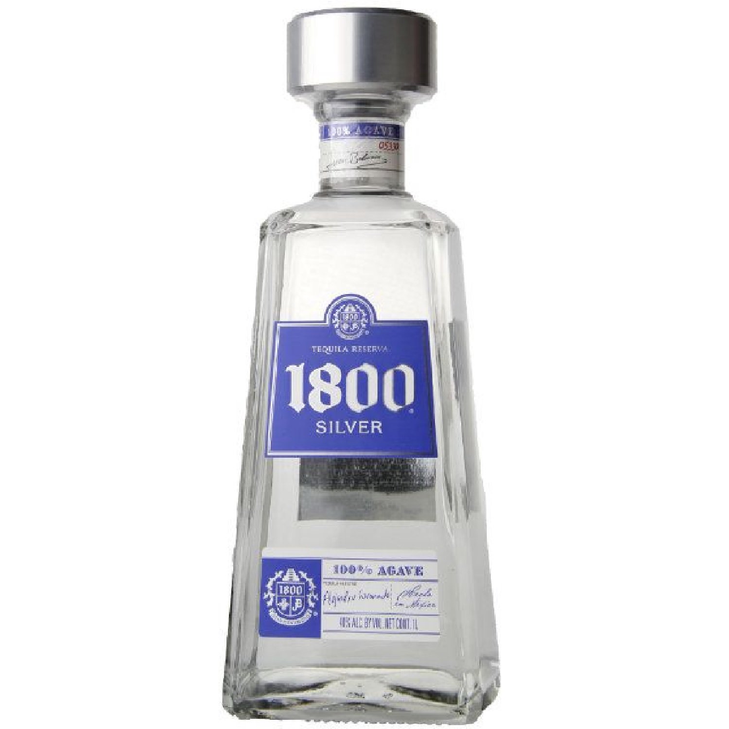 Order 1800 Reserva Silver Tequila 1.75 ml. food online from Mirage Wine & Liquor store, Palm Springs on bringmethat.com