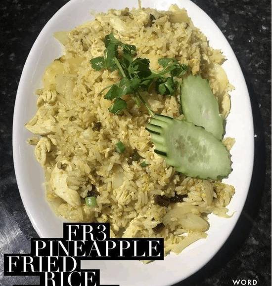 Order FR3 Pineapple Fried Rice food online from Thai Spice store, Houston on bringmethat.com