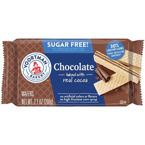 Order Voortman Sugar Free Chocolate Wafer (7.1 oz) food online from Rite Aid store, Yamhill County on bringmethat.com