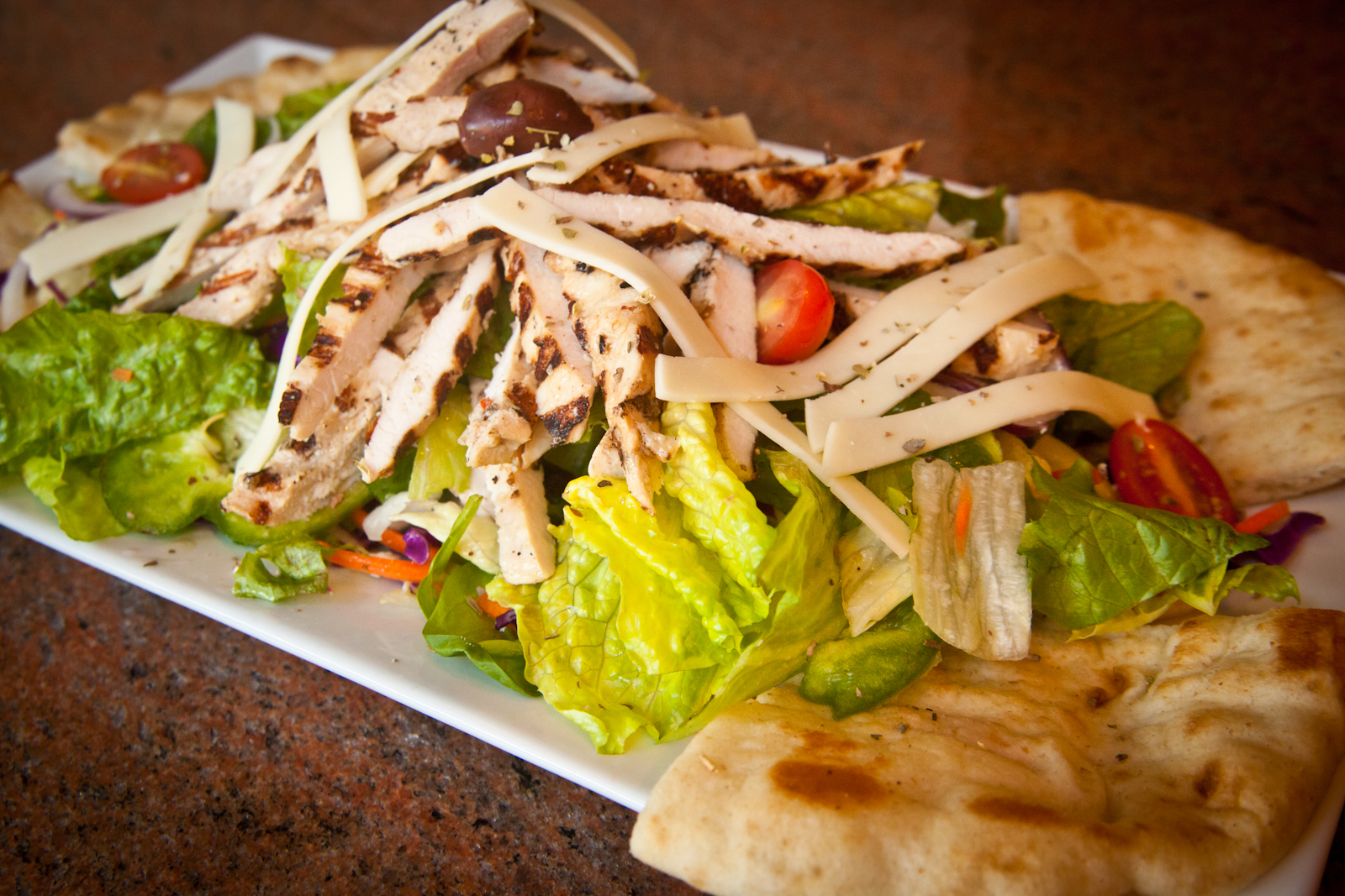Order Grilled Chicken Salad food online from Boston Style at Merion Pizza store, Bala Cynwyd on bringmethat.com