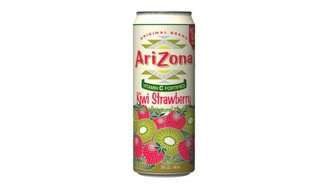 Order AriZona Kiwi Strawberry 23oz Can food online from Golden Rule Liquor store, West Hollywood on bringmethat.com
