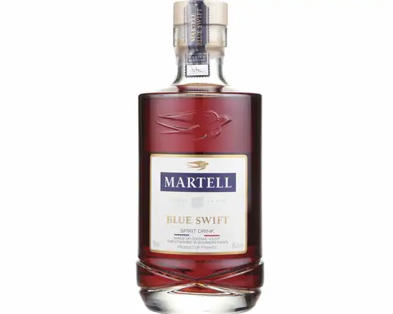 Order Martell Blue Swift French Cognac 80 proof 750ml food online from Sousa Wines & Liquors store, Mountain View on bringmethat.com
