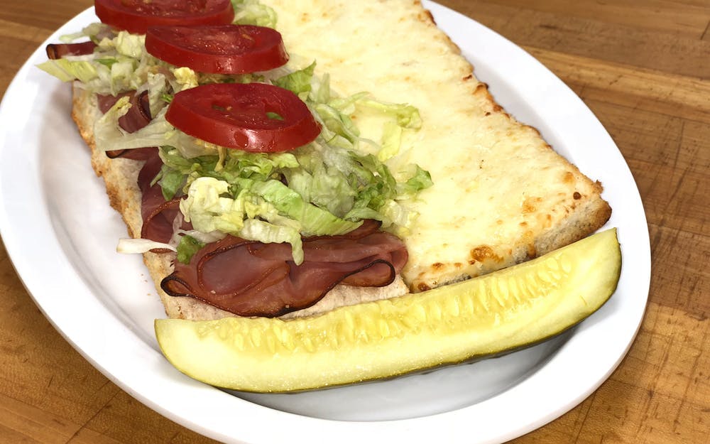 Order Ham & Cheese Grinder - Quarter food online from Bellacino Pizza & Grinders store, South Point on bringmethat.com