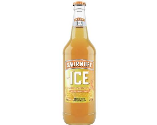 Order Smirnoff ICE Screwdriver, 24oz bottle (4.5% ABV) food online from Moby Liquor store, Los Angeles on bringmethat.com