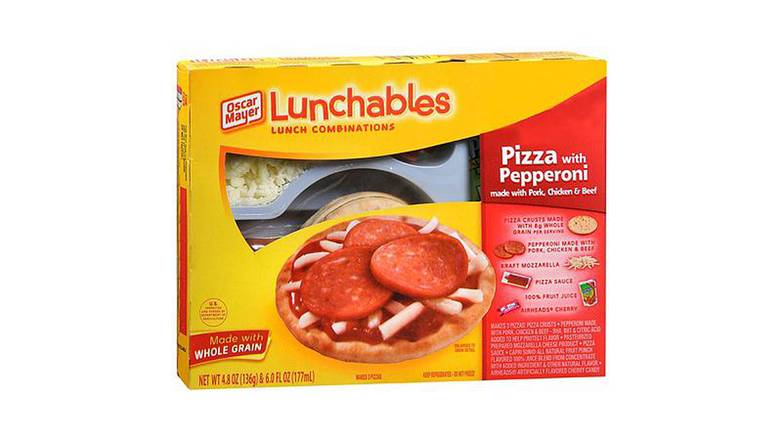 Order Oscar Mayer Lunchables Pizza with Pepperoni Flavor food online from Route 7 Food Mart store, Norwalk on bringmethat.com