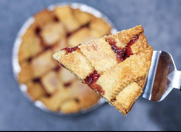 Order Cherry Pie Slice food online from The Pie Bar store, Long Beach on bringmethat.com