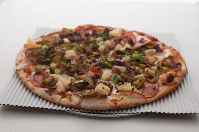 Order Mexican Style Pizza - Medium 12" food online from Street Pizza store, San Jose on bringmethat.com