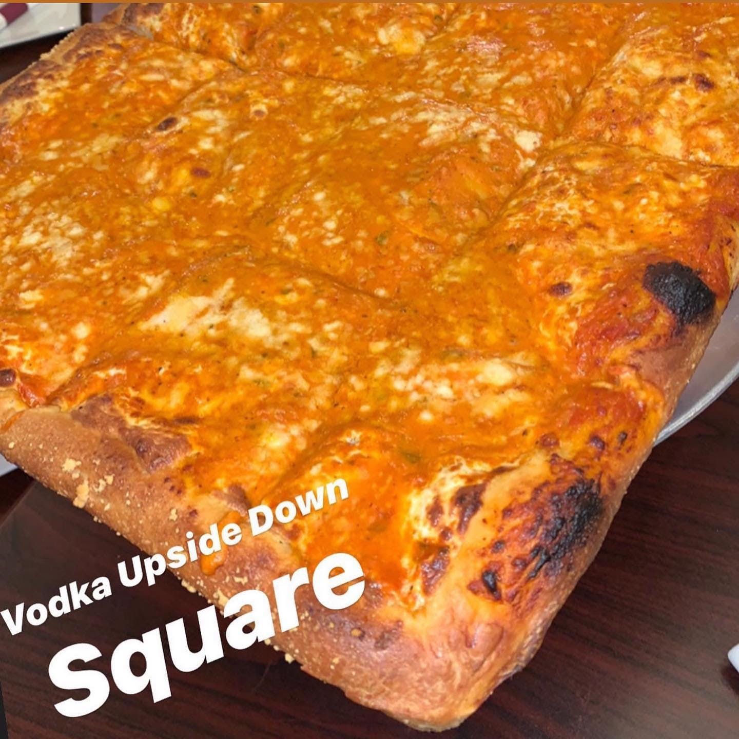 Order Vodka Upside Down Square Pizza - Square Pizza food online from Brooklyn Square store, Jackson on bringmethat.com