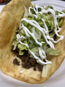 Order Taco Salad food online from Panchos Mexican Restaurant store, Campbellsville on bringmethat.com