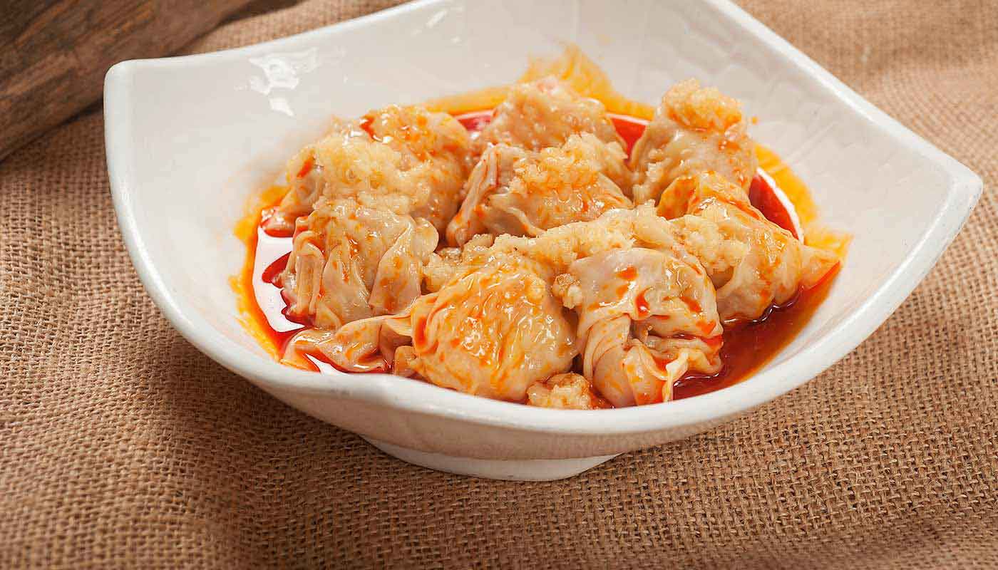 Order A9. Wonton in Chili Oil (紅油抄手) food online from Happy Harbor Cuisine store, Alhambra on bringmethat.com