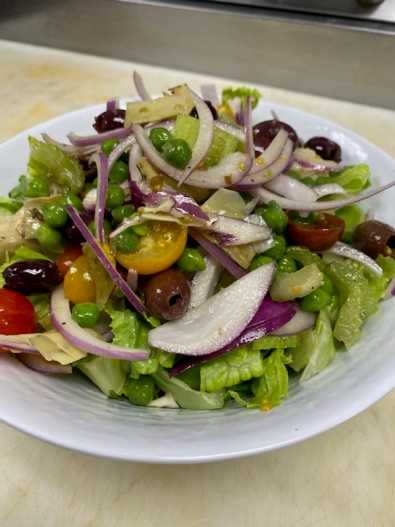 Order Mediterranean Chopped Salad   food online from Beerhead Bar & Eatery store, Westerville on bringmethat.com