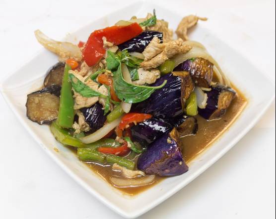 Order Eggplant food online from Thai chili cuisine store, Santa Clara on bringmethat.com
