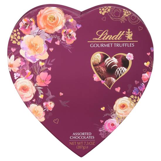 Order Lindt Assorted Gourmet Truffles Valentine Heart - 6.8 oz food online from Rite Aid store, NEPTUNE on bringmethat.com