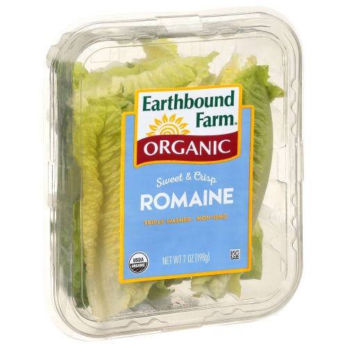 Order Earthbound Farm · Organic Sweet & Crisp Romaine Triple-Washed (7 oz) food online from Albertsons store, Highland on bringmethat.com