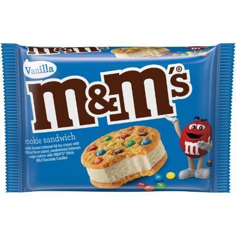 Order M&M Ice Cream Cookie Sandwich 4oz food online from 7-Eleven store, Stockton on bringmethat.com