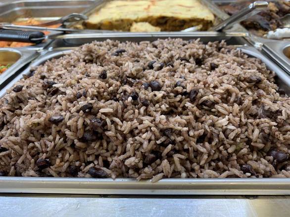 Order Rice with black Beans ( Moro de habichuelas negras) food online from Johns Fried Chicken store, Paramus on bringmethat.com