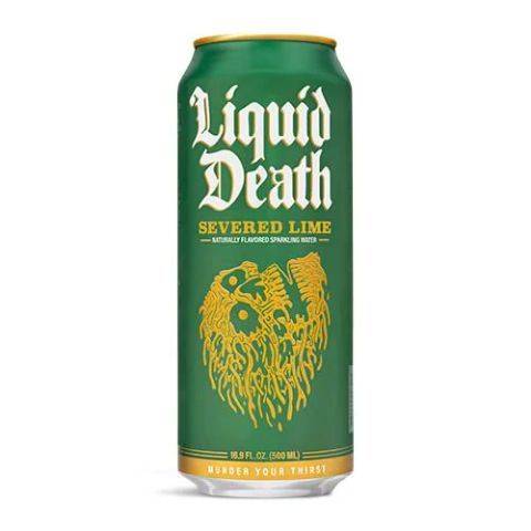Order Liquid Death Sparkling Lime 16.9oz food online from 7-Eleven store, Poway on bringmethat.com