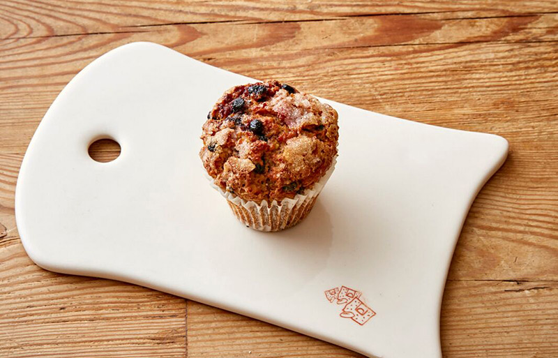 Order Blueberry Muffin food online from Le Pain Quotidien store, Los Angeles on bringmethat.com