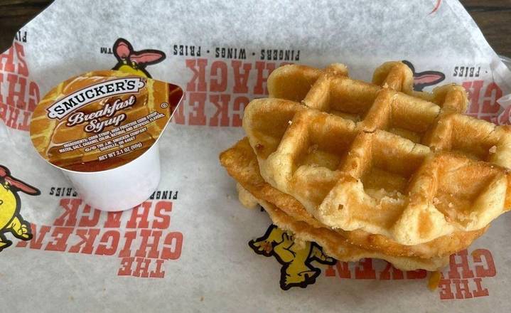 Order Chicken and Waffle Sandwich food online from The Chicken Shack store, Las Vegas on bringmethat.com