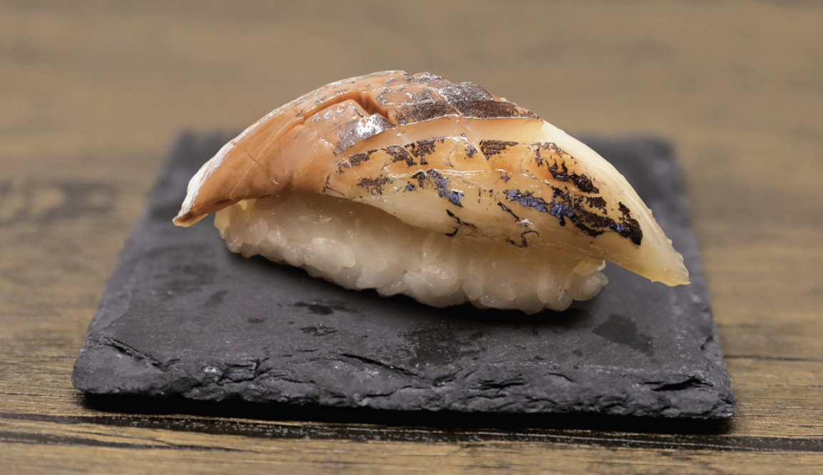 Order Spanish Mackerel (Aji) food online from Asahi Sushi store, Granada Hills on bringmethat.com
