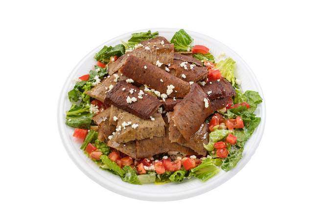 Order #6 Gyro Salad food online from Serops Express store, Baton Rouge on bringmethat.com