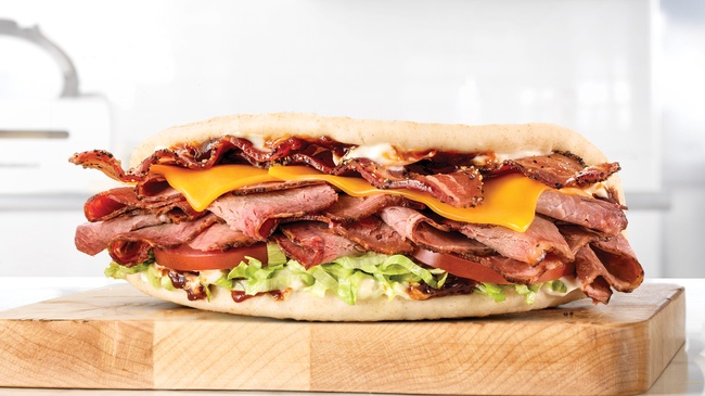 Order Brisket Bacon Flatbread food online from Arby store, Chattanooga on bringmethat.com