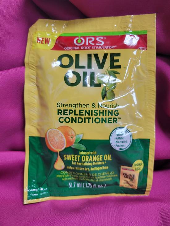 Order ORS Olive Oil Strength & Nourish Relensihing Conditioner food online from iDa Beauty Supply Store store, Middletown on bringmethat.com
