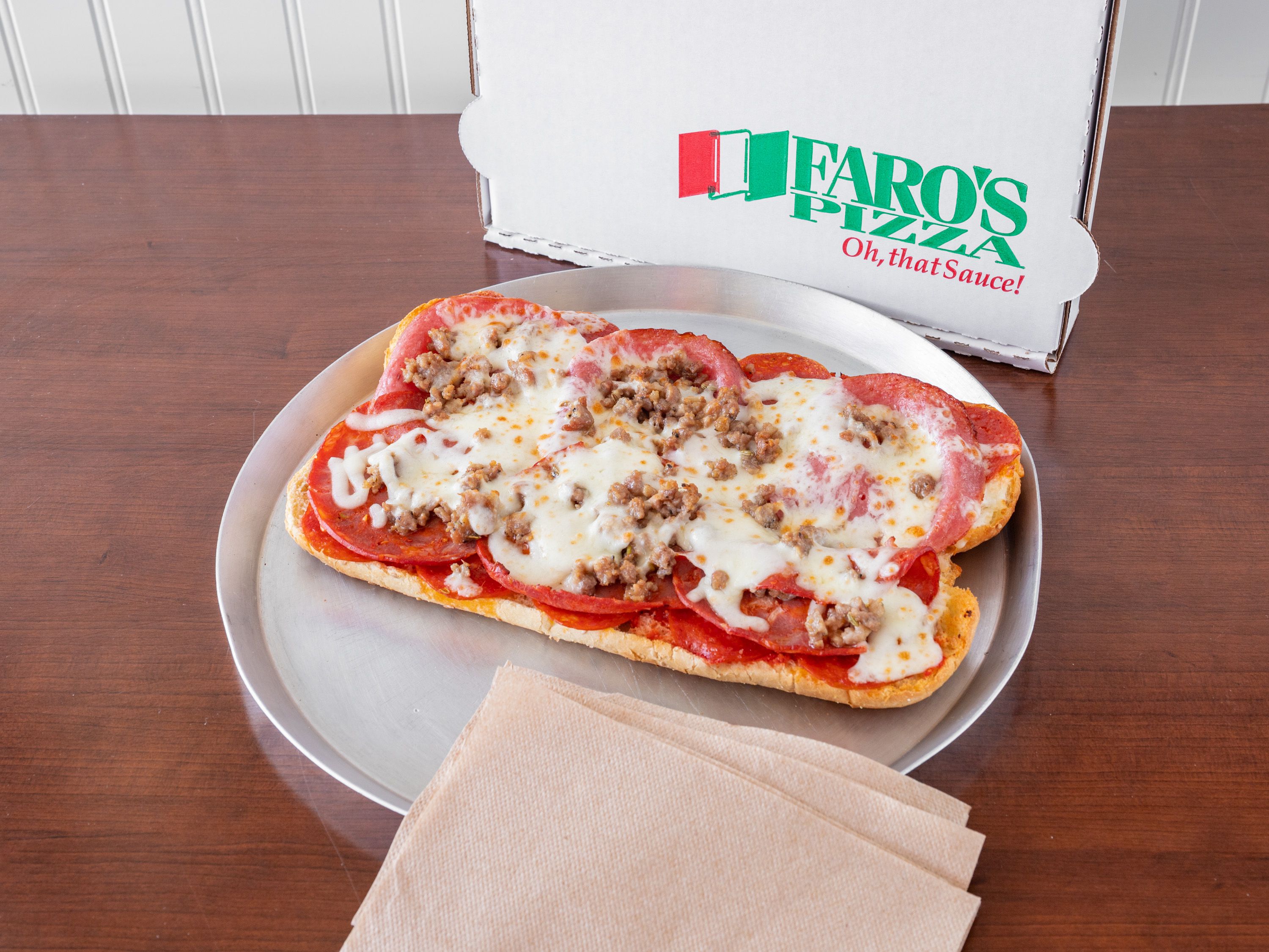 Order Italian Meat Sub 10" food online from Faro's Italian Pizza store, Grand Rapids on bringmethat.com
