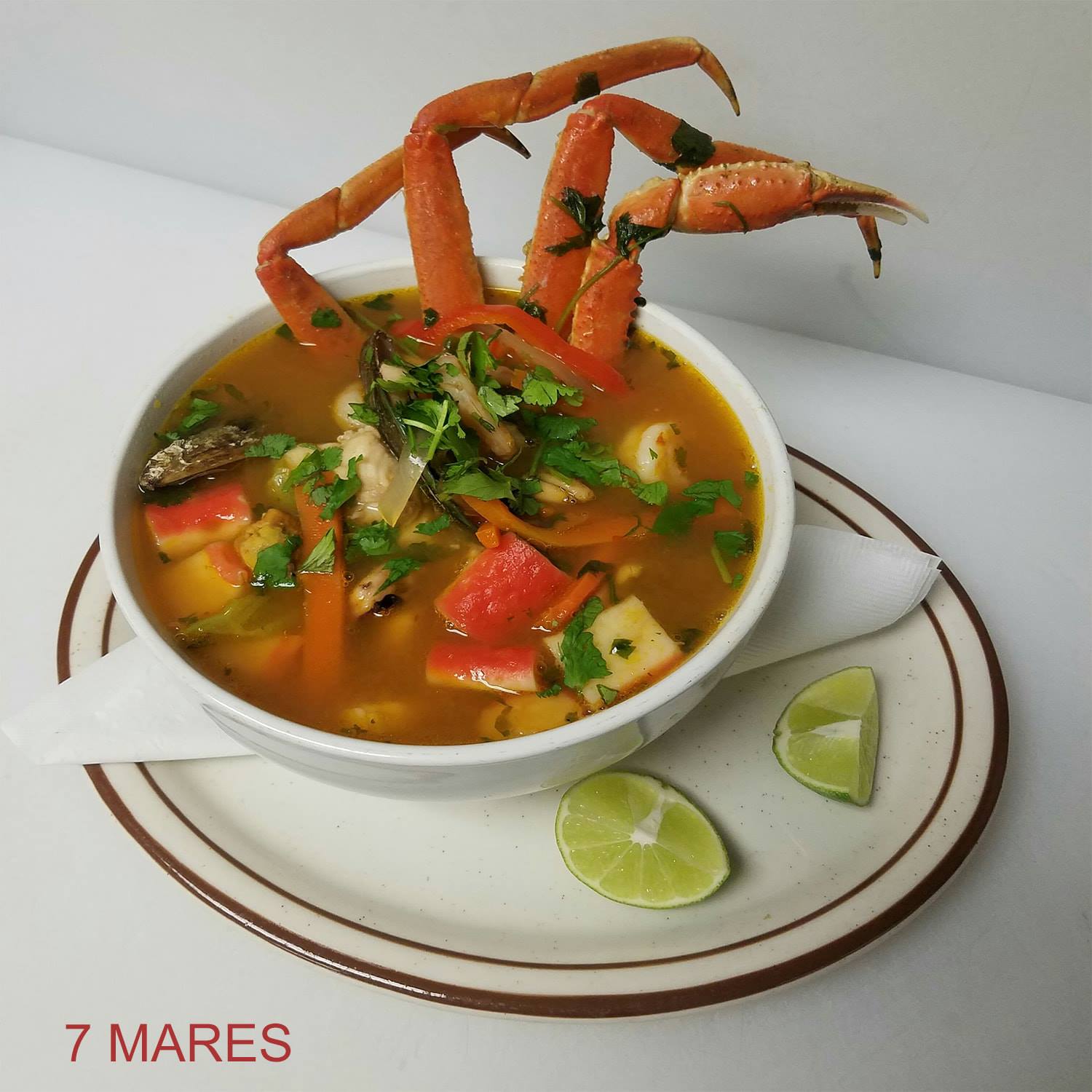 Order Caldo 7 Mares food online from Jacky's Restaurant store, Sioux Falls on bringmethat.com