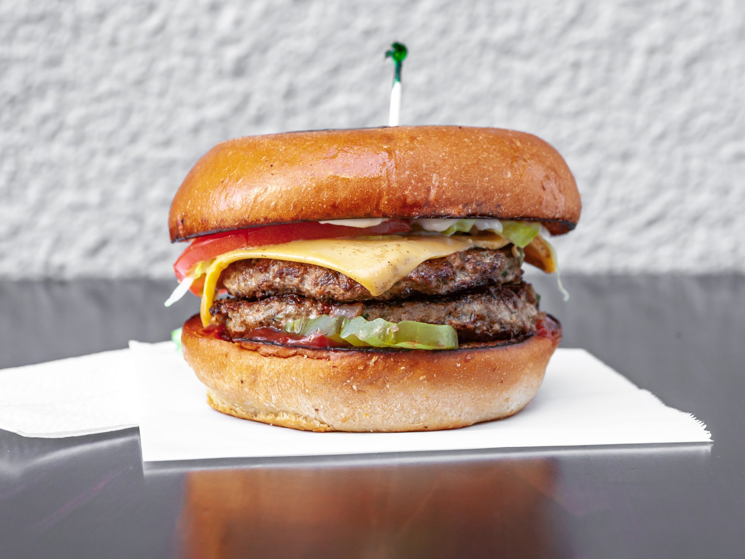 Order Cheeseburger food online from Burger Pad store, Los Angeles on bringmethat.com