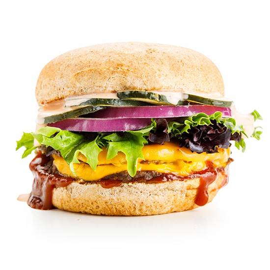 Order Double Cheeseburger food online from Native Foods Cafe store, Boulder on bringmethat.com
