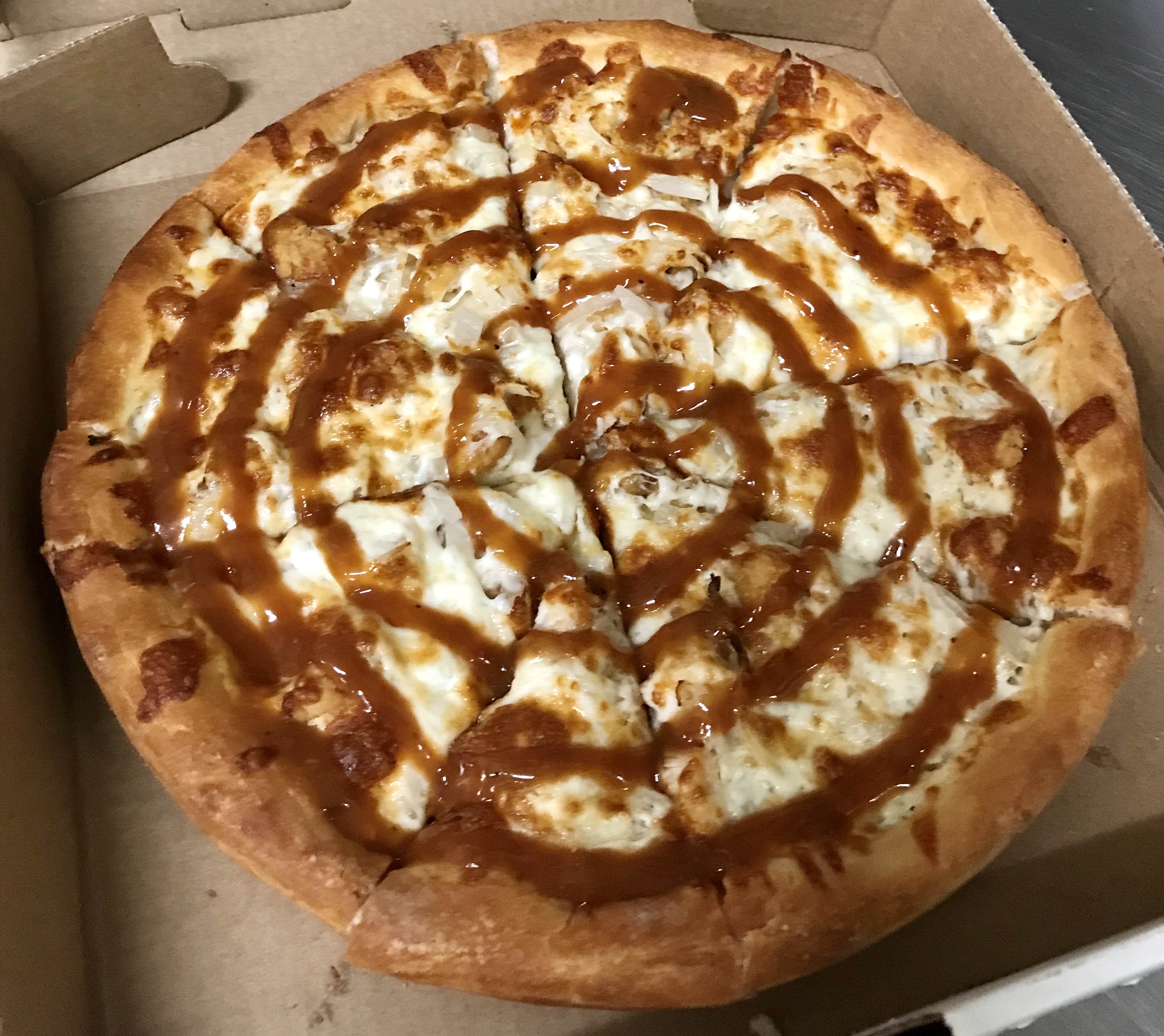Order Honey BBQ Specialty Pizza food online from Baco's Pizza store, Enfield on bringmethat.com