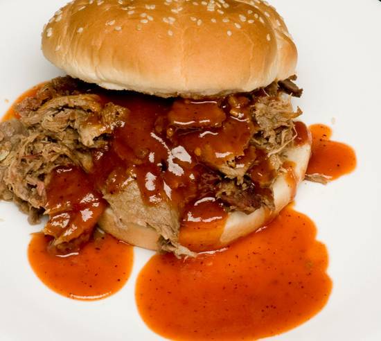 Order Pulled Pork Sandwich food online from Smothered Bbq store, Tempe on bringmethat.com