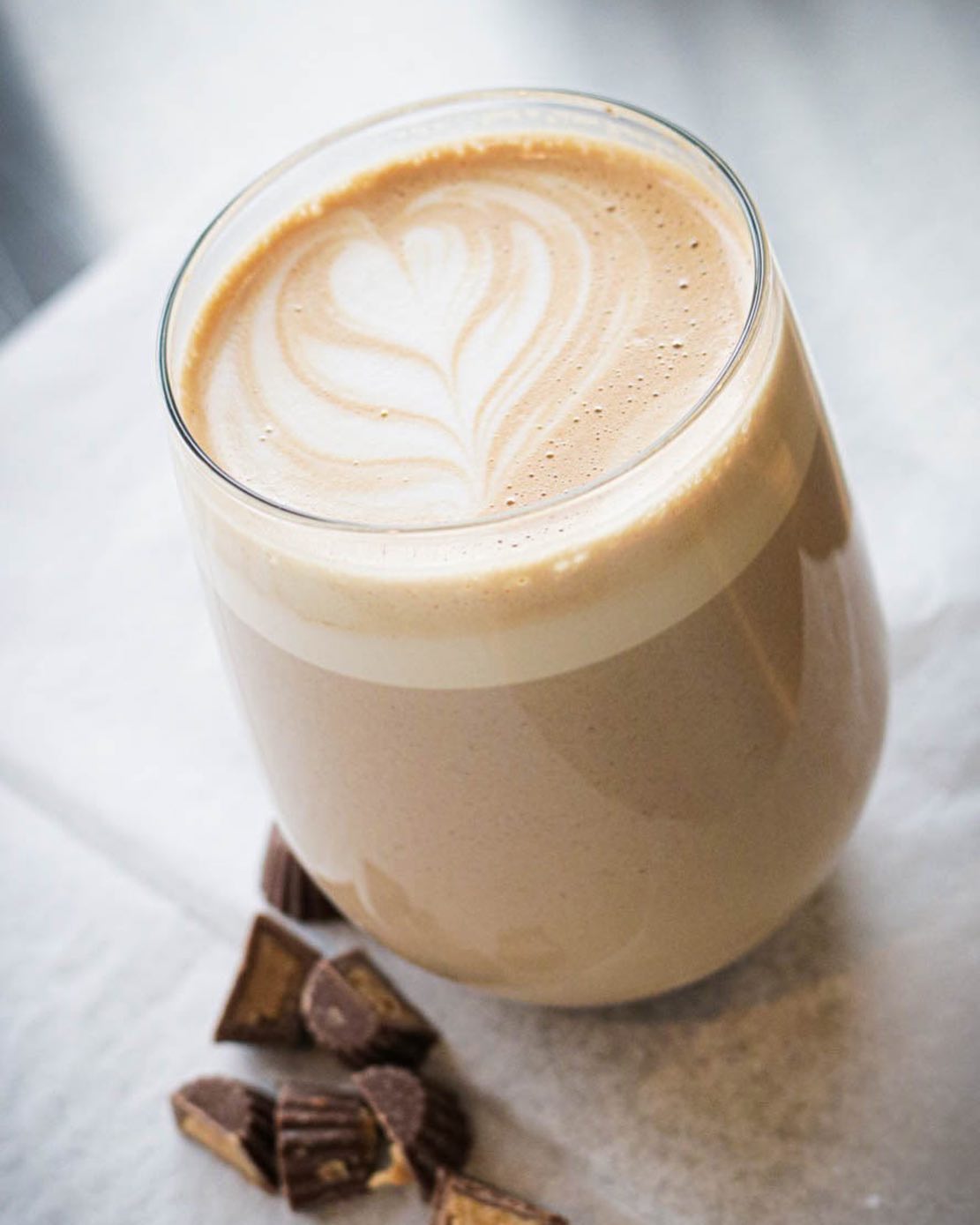 Order 12 oz. Hot Latte food online from CupLux Coffee Drive-Thru store, Charlotte on bringmethat.com